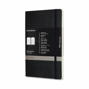 Zápisník Moleskine Professional VÝBĚR BAREV - měkké desky - L, linkovaný 1331/450270 - Zápisník Moleskine Professional - měkké desky černý