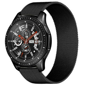 4wrist Milánský tah pro Samsung Galaxy Watch 6/5/4 - Černý