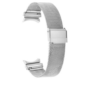 4wrist Milánský tah s klasickým zapínáním pro Samsung Galaxy Watch 6/5/4 - Silver