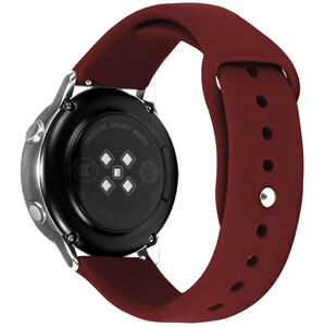 4wrist Silikonový řemínek pro Samsung Galaxy Watch - Wine Red 20 mm