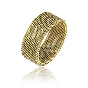 Emily Westwood Módní pozlacený prsten Kimberly EWR23069G 55 mm