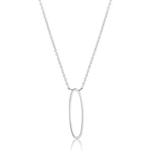 JVD Nadčasový stříbrný náhrdelník SVLN0717S750045