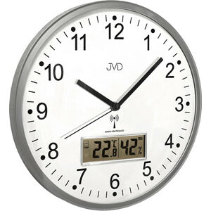 JVD Rádiem řízené nástěnné hodiny RH78.1