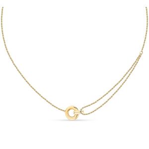 Morellato Minimalistický pozlacený náhrdelník Capsule By Aurora SANB01