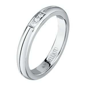 Morellato Slušivý ocelový prsten s krystaly Love Rings SNA48 56 mm