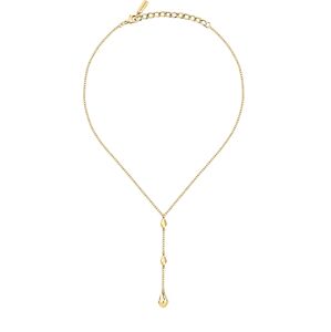 Trussardi Moderní dámský pozlacený náhrdelník z oceli T-Design TJAXA09