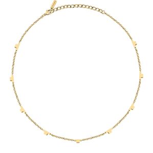 Trussardi Módní pozlacený náhrdelník pro ženy T-Logo TJAXC63