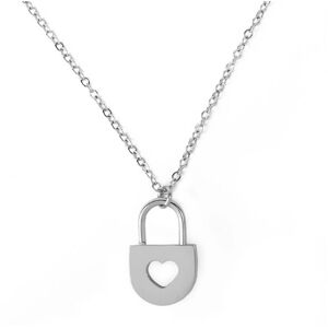 Vuch Romantický ocelový náhrdelník Secret Silver